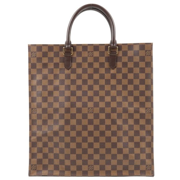 Sac Plat Damier Ebene Tote Bag Hand Bag - Picture 1 of 7